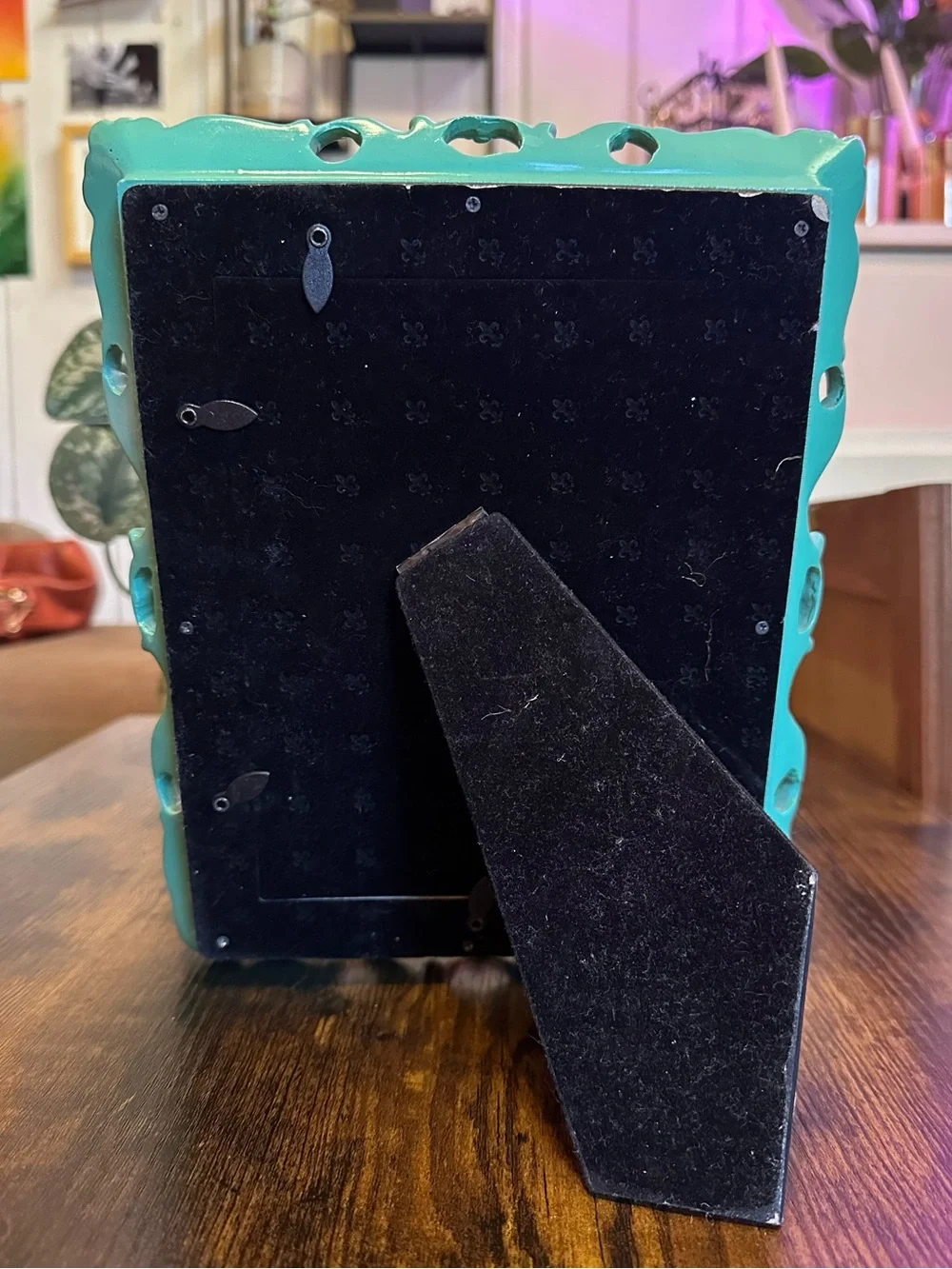 Turquoise Ornate Decorative Photo Frame